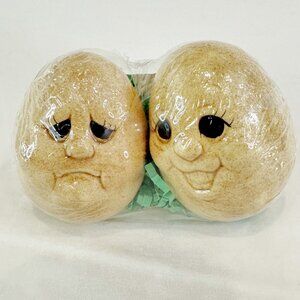 New Vintage Anthropomorphic Salt And Pepper Shakers Set Potato Potatoes Spuds